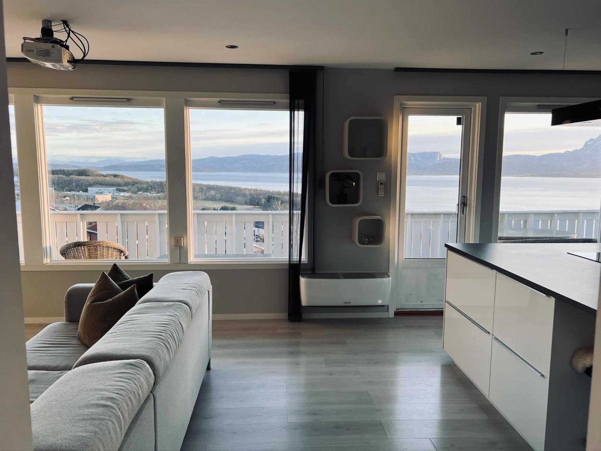 Panorama View! Modern,Balcony/Parking Apartment Bodø Exterior foto